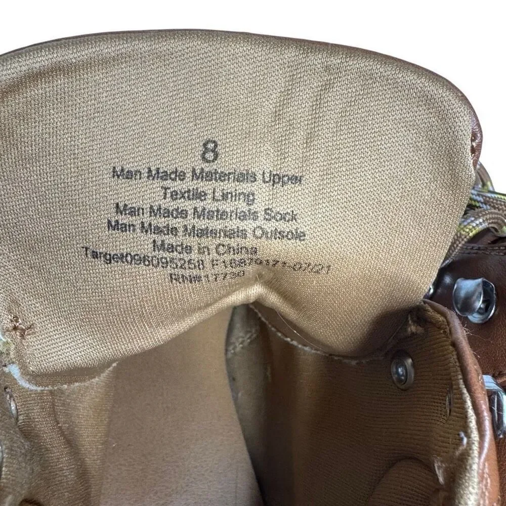 Universal Thread chesnut Kira hiking boots size 8